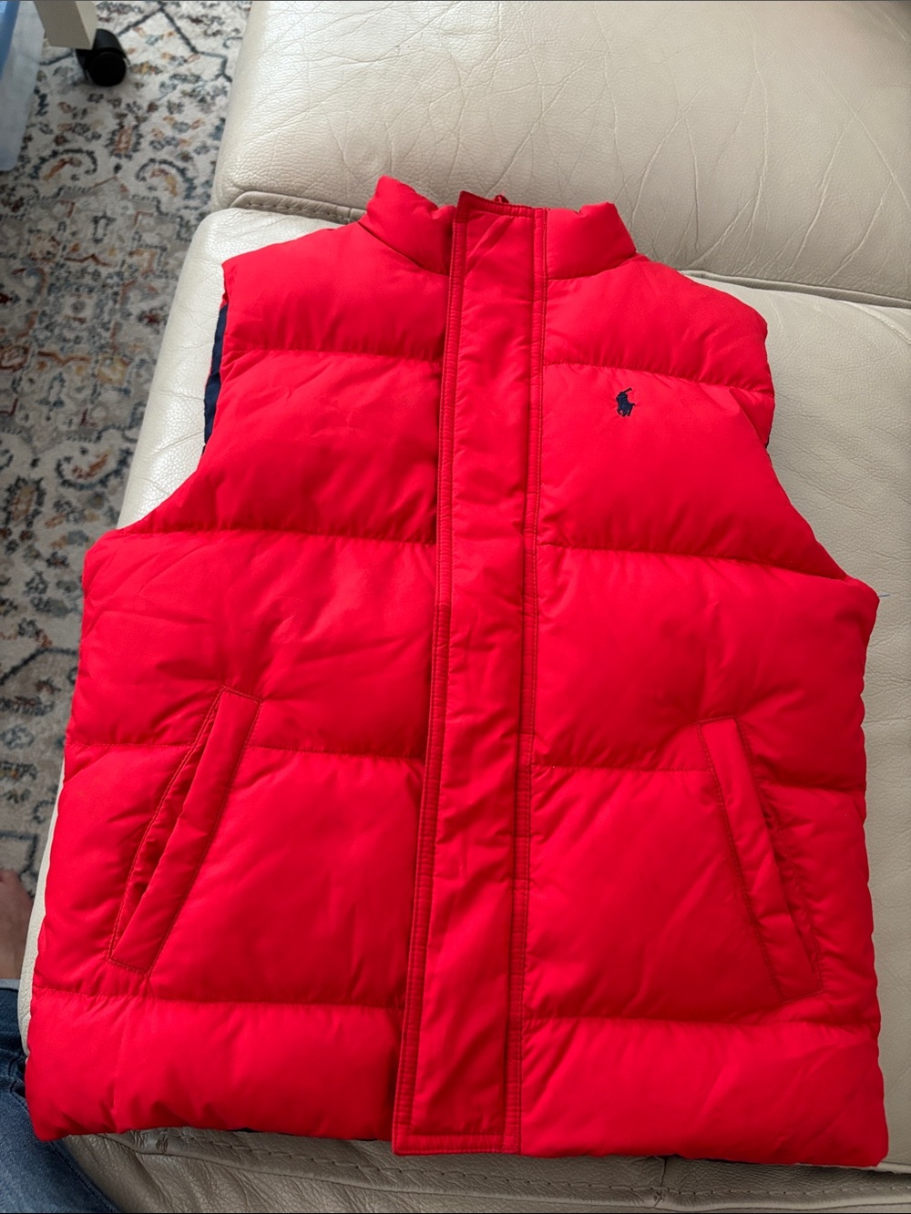 Polo by Ralph Lauren Bright Red Quilted Puffer Vest - Kids
